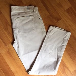 7 For all man kind beautiful white jeans